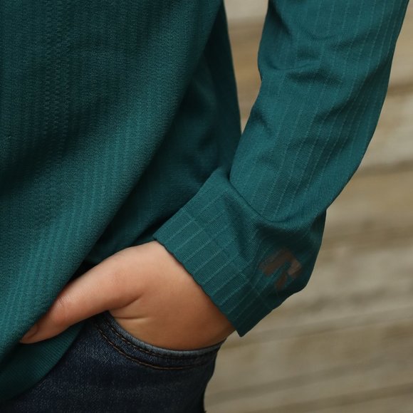 RUSSELL DRI-POWER 360 BOYS LONG SLEEVE SHIRT L 10/12 - Picture 4 of 4